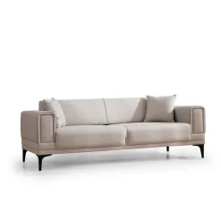 Horizon (230 x 95 x 77 cm) 3-sitssoffbädd Ecru