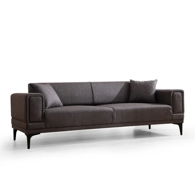 Horizon (230 x 95 x 77 cm) 3-sitssoffbädd Mörkgrå