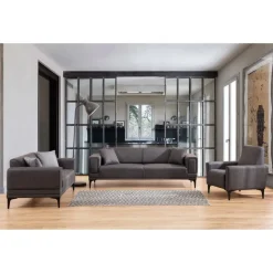 Horizon (230 x 95 x 77 cm) 3-sitssoffbädd Mörkgrå