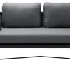 Horizon 2-sits Soffa Höger Svart