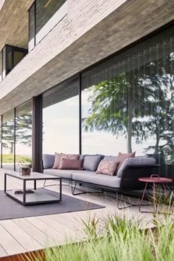 Horizon 2-sits Soffa Höger Svart