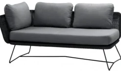 Horizon 2-sits Soffa Höger Svart