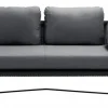 Horizon 2-sits Soffa Vänster Svart