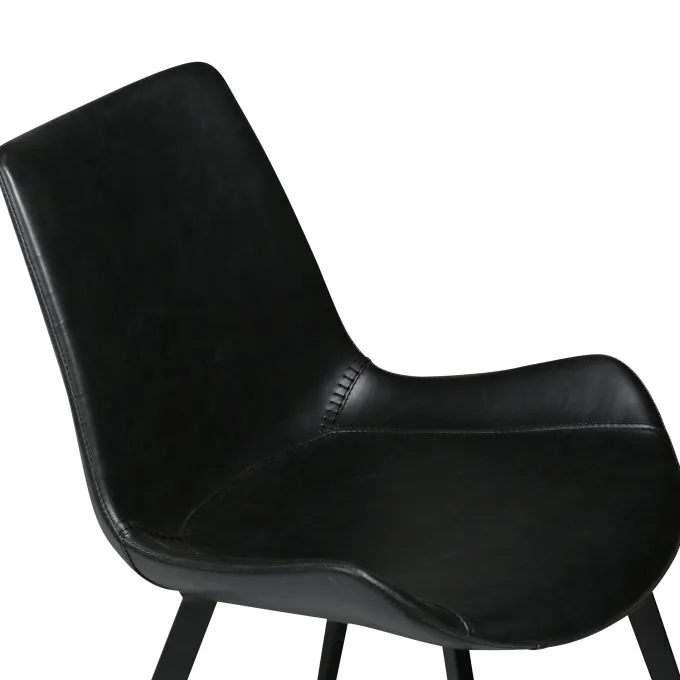 Hype Stol Vintage Black Art.Leather, Black