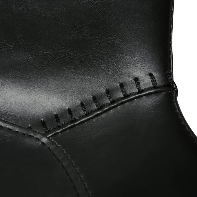 Hype Stol Vintage Black Art.Leather, Black