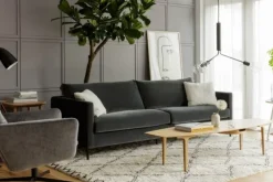 Impulse 3-sits Soffa Lux Classic Velvet Grey