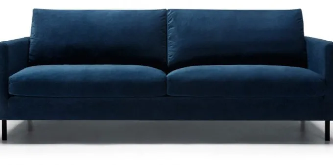 Impulse 3-sits Soffa Lux Classic Velvet D. Blue