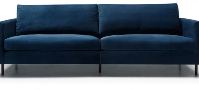 Impulse 4-sits Soffa Lux Classic Velvet D. Blue
