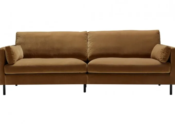 Impulse 4-sits Soffa Lux Classic Velvet Teddy Brown