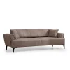 Jakarta (230 x 95 x 77 cm) 3-sits bäddsoffa Ljusbrun