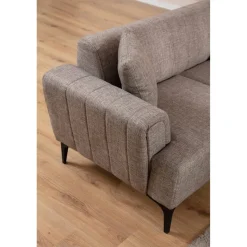 Jakarta (230 x 95 x 77 cm) 3-sits bäddsoffa Ljusbrun