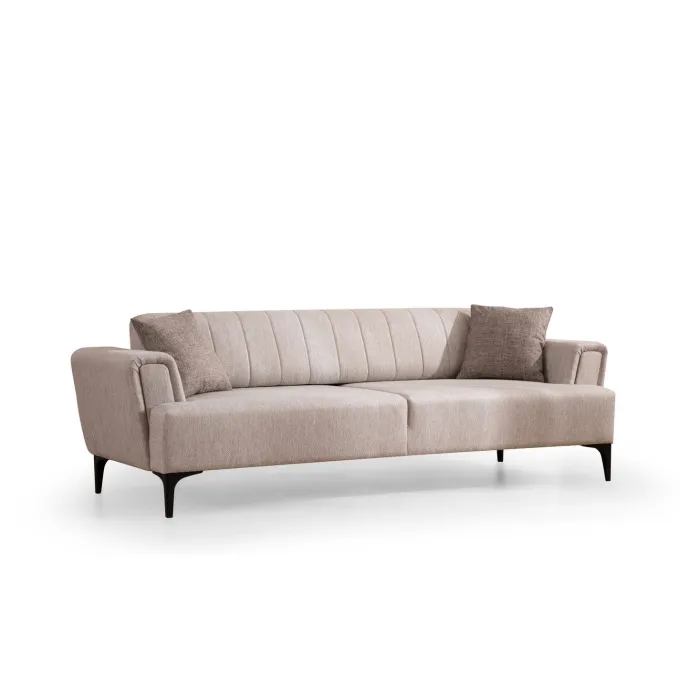 Jakarta (230 x 95 x 77 cm) 3-sits bäddsoffa Beige