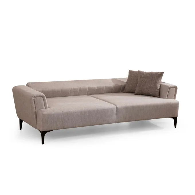 Jakarta (230 x 95 x 77 cm) 3-sits bäddsoffa Beige