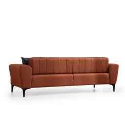 Jakarta (230 x 95 x 77 cm) 3-sits bäddsoffa Kakelröd