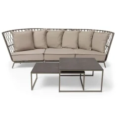 Jet Set 3-Sits Loungesoffa Beige