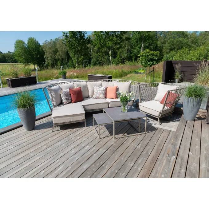 Jet Set 3-Sits Loungesoffa Beige