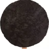 Jill stolsdyna (vadderad) 36 cm rund / Svart