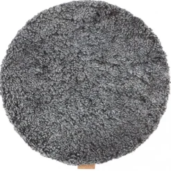 Jill stolsdyna (vadderad) 36 cm rund / Svart Grafit