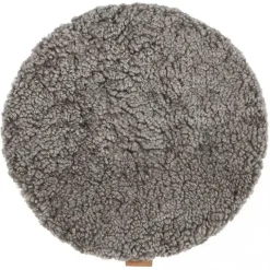 Jill stolsdyna (vadderad) 36 cm rund / Grågrafit