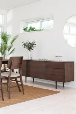 Joel Sideboard 180 cm Rökbetsad Ek
