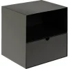 Joliet Sängbord 30x25 cm Svart