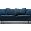 Julia 3-sits Soffa Small Cushions Classic Velvet Dark Blue