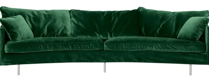 Julia 4-sits Svängd Soffa Big Cushions