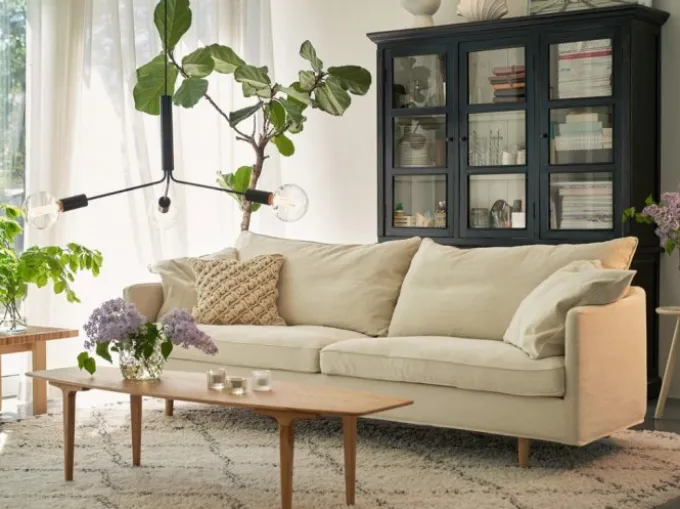 Julia 3-sits XL Soffa Caleido Natur