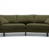 Julia 3-sits XL Svängd Soffa Moss Dark Green