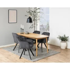 Katie Karmstol Vic tyg Mörkgrå