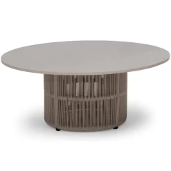 Kattvik Utesidobord Ø80 cm Grå