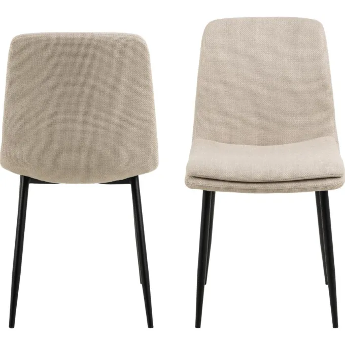 Kilda Matstol Basel tyg Beige