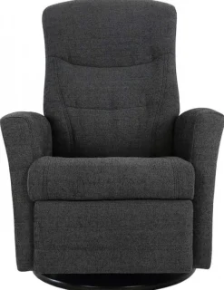 King Reclinerfåtölj Svart Tyg