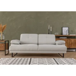 Kingston (199 x 99 x 83 cm) 2-sits bäddsoffa Vit