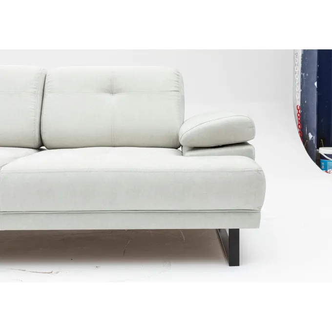 Kingston (199 x 99 x 83 cm) 2-sits bäddsoffa Vit