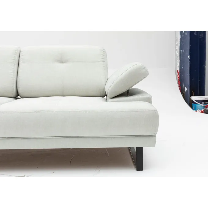 Kingston (199 x 99 x 83 cm) 2-sits bäddsoffa Vit