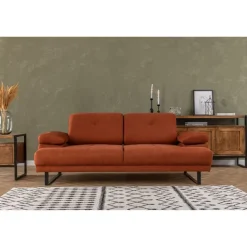 Kingston (199 x 99 x 83 cm) 2-sits bäddsoffa Orange
