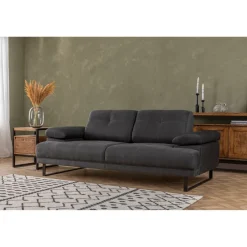 Kingston (199 x 99 x 83 cm) 2-sits bäddsoffa Antracit
