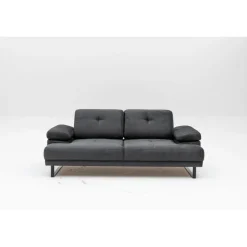 Kingston (199 x 99 x 83 cm) 2-sits bäddsoffa Antracit