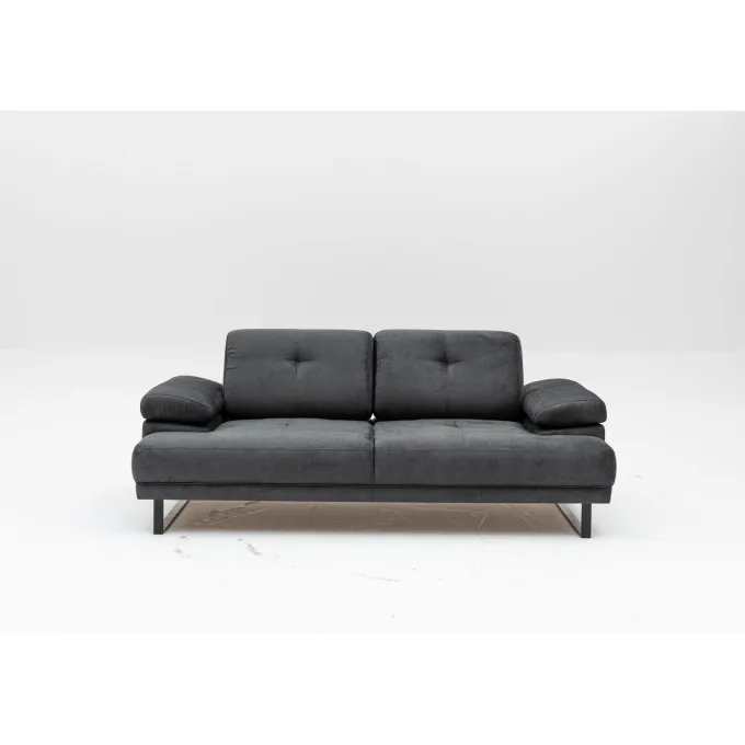 Kingston (199 x 99 x 83 cm) 2-sits bäddsoffa Antracit