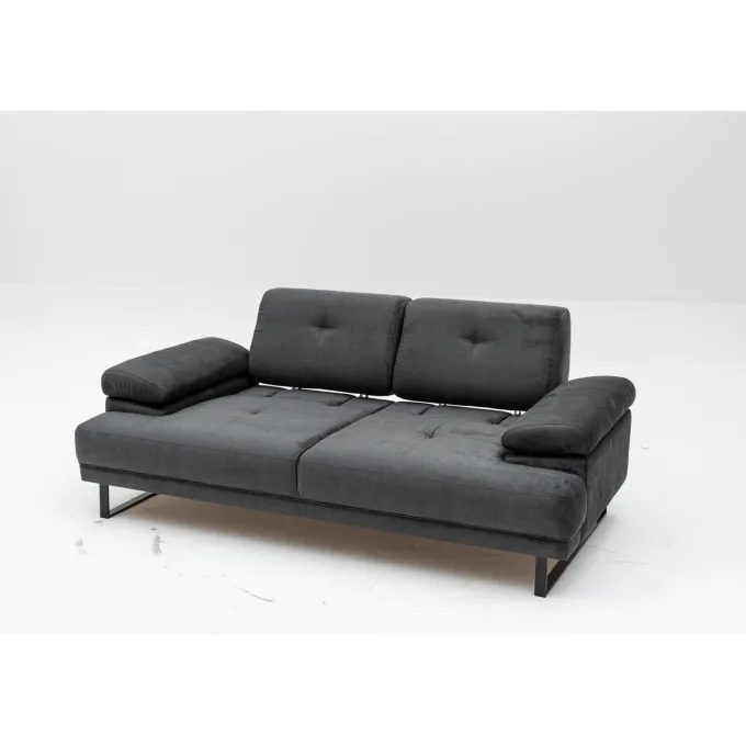 Kingston (199 x 99 x 83 cm) 2-sits bäddsoffa Antracit