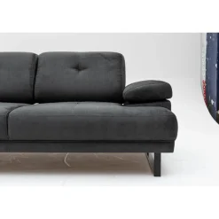 Kingston (199 x 99 x 83 cm) 2-sits bäddsoffa Antracit