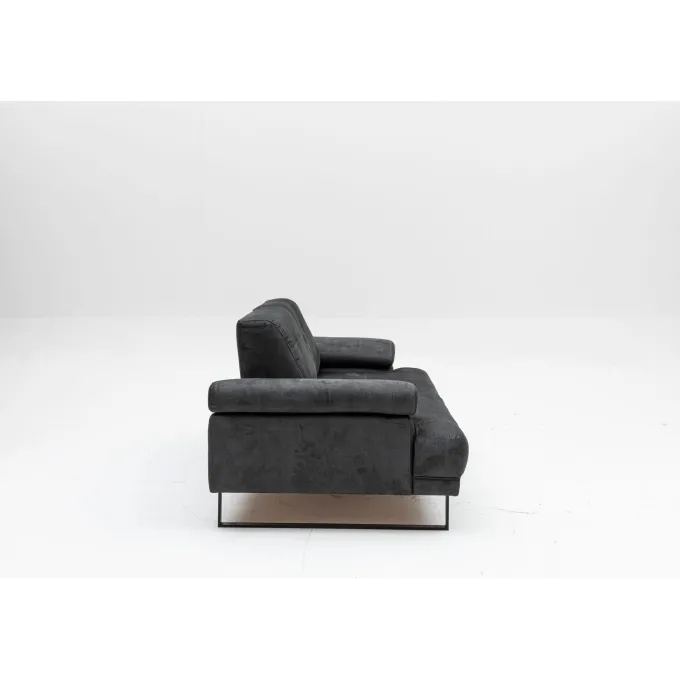 Kingston (199 x 99 x 83 cm) 2-sits bäddsoffa Antracit