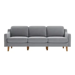 Kingston Extra (220 x 84 x 87 cm) 3-sitssoffa Dimgrå valnöt