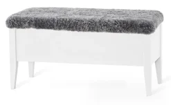Klinte Bänk 90 Vit