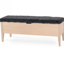 Klinte Bänk 120 Vitoljad Ek