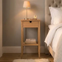 Klinte Sängbord Ek