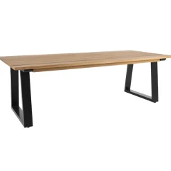 Laurion Matbord 230x100 cm Teak/Svart
