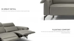 Leggiadro C143 3-Sits Reclinersoffa