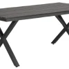 Leone Bord 200x100 cm Svart/Grå